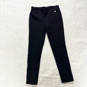 Anne Klein Pull On Stretch Slim Ankle Pants
Black Size 4 Minimalist Chic Office